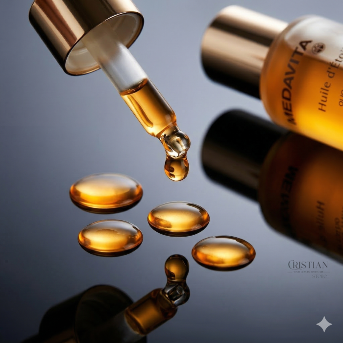 Ulei de Par Medavita Olio Aureo Huile d’Étoile - Stralucire Diamant si Netezire Mătăsoasă [2]