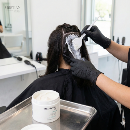 Dermo Crema Exfolianta Medavita Puroxine - Masca Antimatreata cu Argila [3]