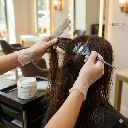 Dermo Crema Antisebum Medavita Requilibre - Masca Scalp Gras cu Argila [3]