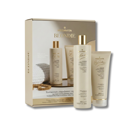 Toate Produsele - Pachet Sampon si Masca Medavita All Blond - Fortifiere cu Colagen