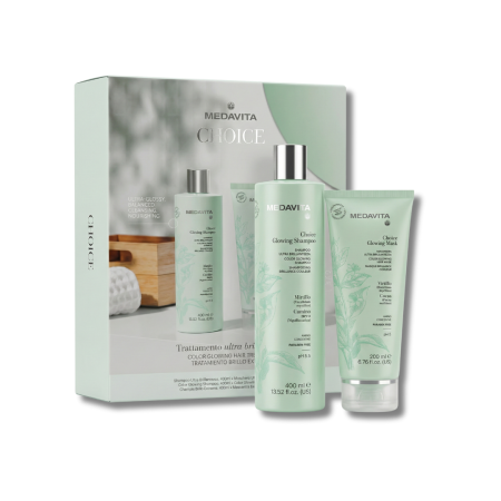 Toate Produsele - Pachet Sampon si Masca Medavita Choice Glow - Stralucire si Uleiuri