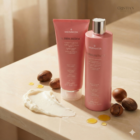 Pachet Sampon si Masca Medavita Nutrisubstance - Hidratare cu Unt de Shea [1]