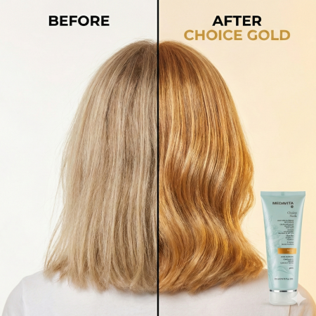 asca Nuantatoare Medavita Choice Mask Gold - Reflexii Aurii si Hidratare [7]