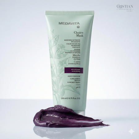 Masca Nuantatoare Medavita Choice Mask Aubergine - Culoare Violet Melanzana [1]