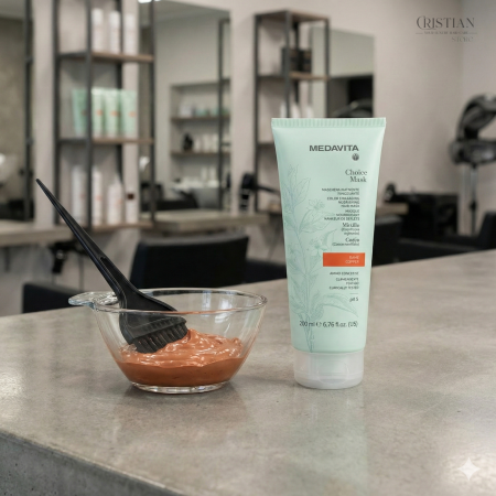 Masca Nuantatoare Medavita Choice Mask Copper - Refresh Culoare Par Aramiu [4]