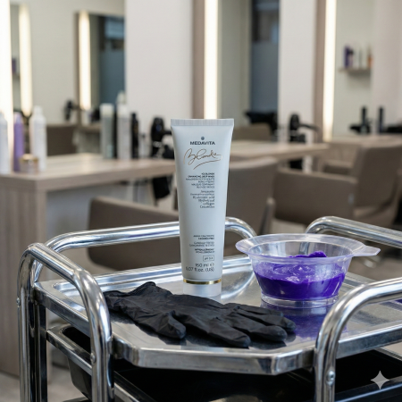 Masca Nuantatoare Medavita Ice Blonde - Pigment Rece si Acid Hialuronic [3]