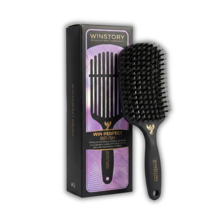 Toate Produsele - Perie Uscare Par Winstory Win Perfect Brush cu Peri de Mistret si Ventilatie