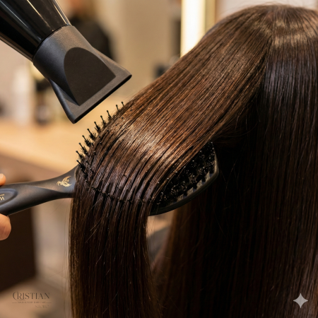 Perie Ventilata Winstory Smoothing Flex - Uscare Rapida cu Peri Mistret [3]