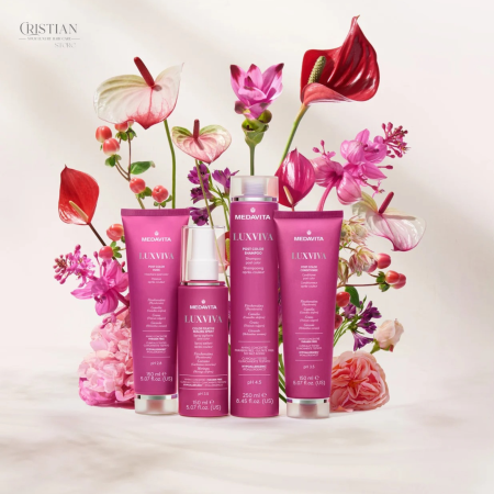 Sampon Acidifiant Medavita Luxviva Post Color - Protectia Culorii si pH 4.6 [3]