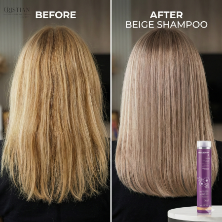 Sampon Nuantator Medavita Luxviva Beige Shampoo pentru Blond Nisipiu [4]