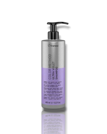 Sampoane colorante, nuantatoare - Șampon Framesi Morphosis Ultra Violet – Neutralizare Reflexe Galbene, 400ml