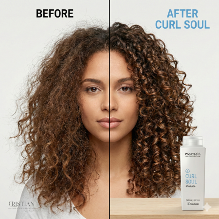 Sampon Par Cret Framesi Curl Soul - Hidratare cu Acid Hialuronic si Bumbac [5]