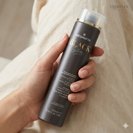 Sampon Negru Medavita Black Blondie - Reflex Gri Intens si Cenusiu [5]