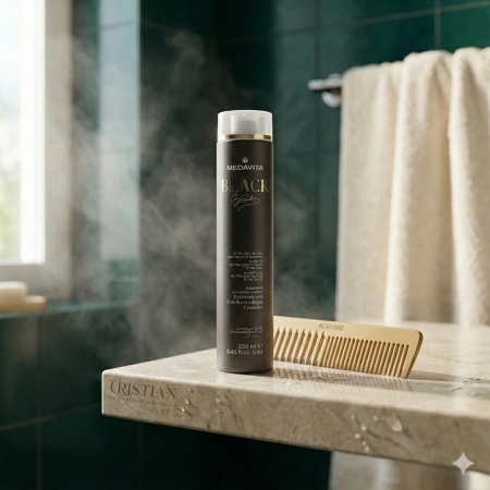 Sampon Negru Medavita Black Blondie - Reflex Gri Intens si Cenusiu [3]