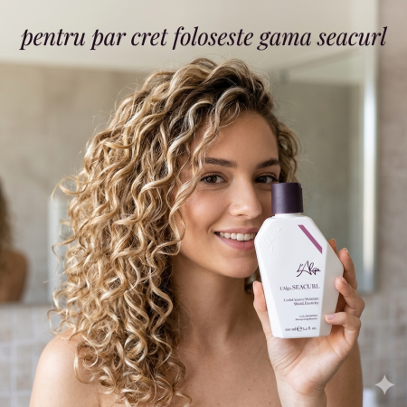 Sampon pentru Par Cret L'Alga SeaCurl - Hidratare fara Sulfati cu Alge [1]