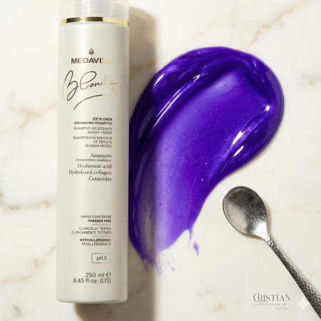 Sampon Profesional Anti-Galben Medavita Ice Blondie - Blond Rece si Hidratare [1]