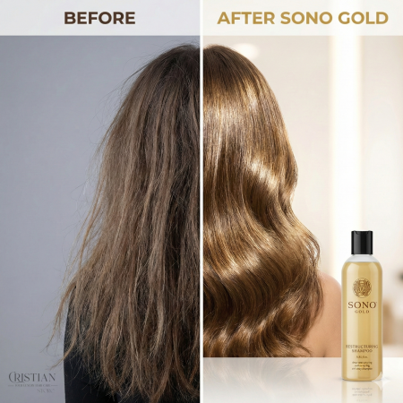 Sampon Restructurant Sono Gold - Ulei de Canabis si Cristale de Aur [4]