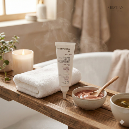 Scrub Detox Scalp si Fata Medavita Cutis Pura - Argila Rosie si Cuart [5]