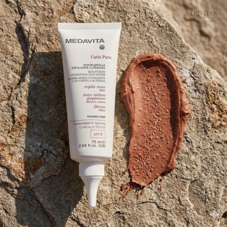 Scrub Detox Scalp si Fata Medavita Cutis Pura - Argila Rosie si Cuart [1]