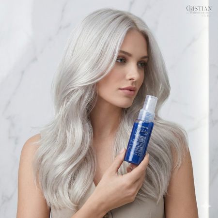 Kit Medavita Ice Blonde - Sampon Masca si Spray Bifazic pentru Blond Rece Platinat [3]