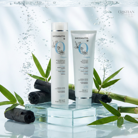 Set Detox Scalp Medavita Oxygen - Sampon si Masca Anti Poluare [2]