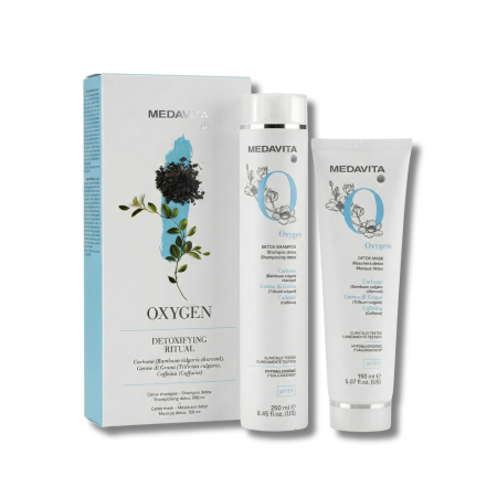 Toate Produsele - Set Detox Scalp Medavita Oxygen - Sampon si Masca Anti Poluare