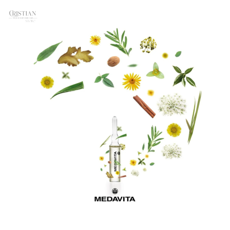 Set fiole Medavita Lotion Concentrée și cutie de prezentare – Ritual intensiv anticădere cu pH 3.5 [1]