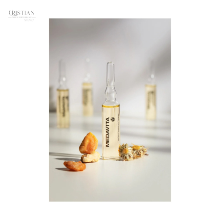 Set fiole Medavita Lotion Concentrée Homme și cutie prezentare – Anticădere bărbați cu Serenoa repens [1]