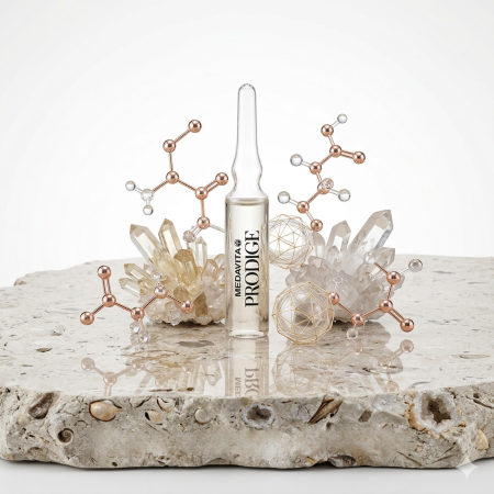 Set fiole Medavita Prodige Instant Magnifying Lotion și cutie de prezentare – Reconstrucție pentru păr sever deteriorat [1]
