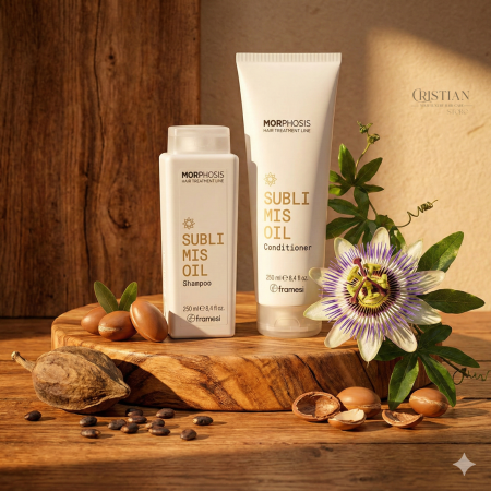Kit Framesi Morphosis Sublimis Oil - Sampon si Masca cu Argan pentru Par Degradat [2]