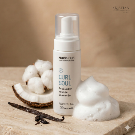 Spuma Activare Bucle Curl Soul - Leave-in cu Acid Hialuronic si Bumbac [1]