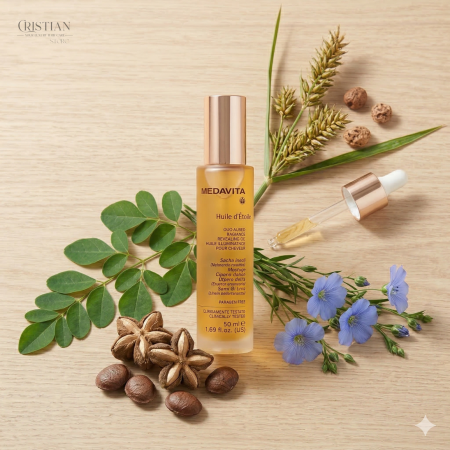 Ulei de Par Medavita Olio Aureo Huile d’Étoile - Stralucire Diamant si Netezire Mătăsoasă [2]