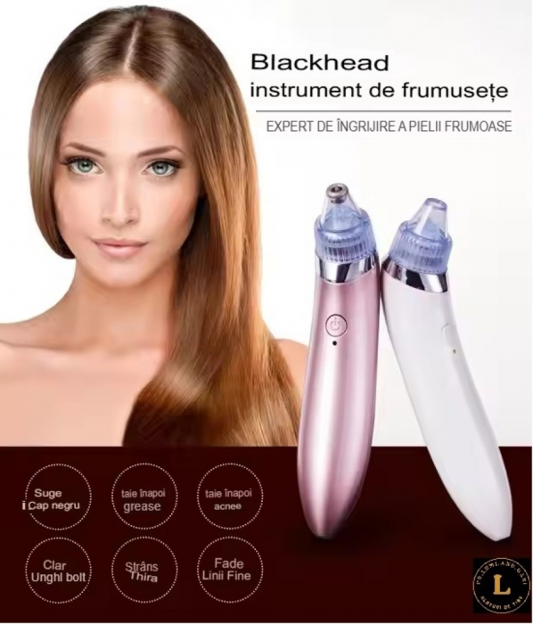 Aparat Electric pentru Indepartarea Punctelor Negre, Anti-Acnee, Curatator Reincarcabil pentru Ten, usor de utilizat [5]