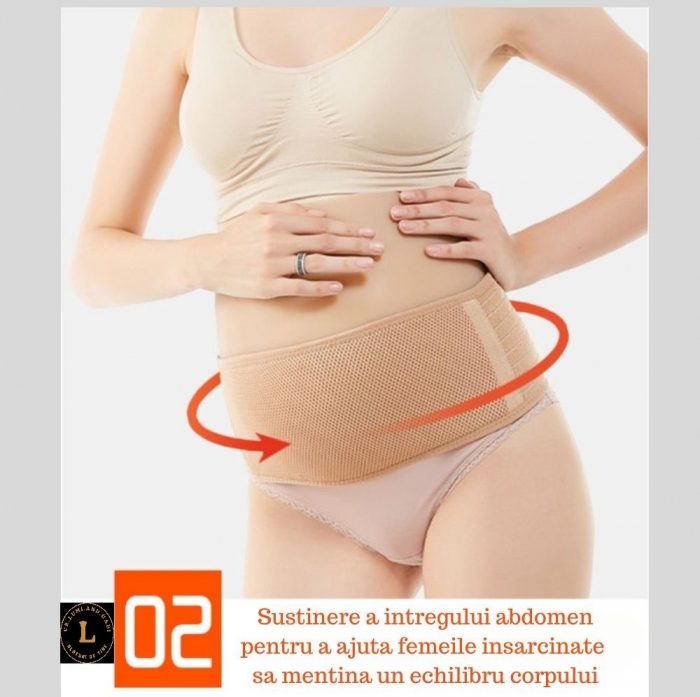 Centura abdominala profesionala pentru gravide, cu functie de sustinere a abdomenului [4]