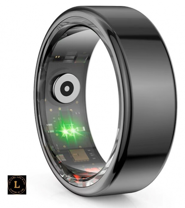 Descopera viitorul sanatatii cu inelul inteligent smart. Monitorizare Completa a Sanatatii 24/7. Monitorizare Completa a Sanatatii - Puls, Somn, Activitate - Rezistent la Apa - Design Elegant [3]