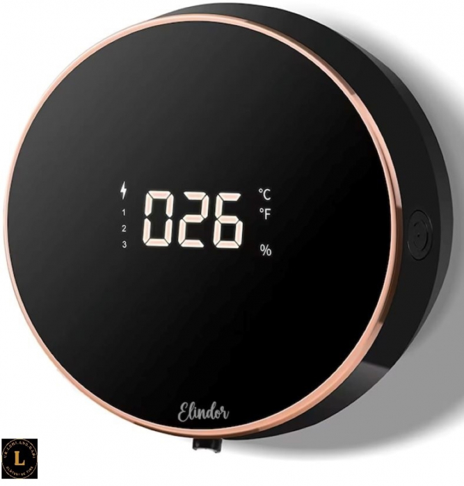 Dozator de sapun lichid suspendat pe perete de inalta calitate Senzor automat inteligent de lux Dozator de sapun spumant lichid de 300 ml montat pe perete. Ideal pentru cadou Unisex [2]