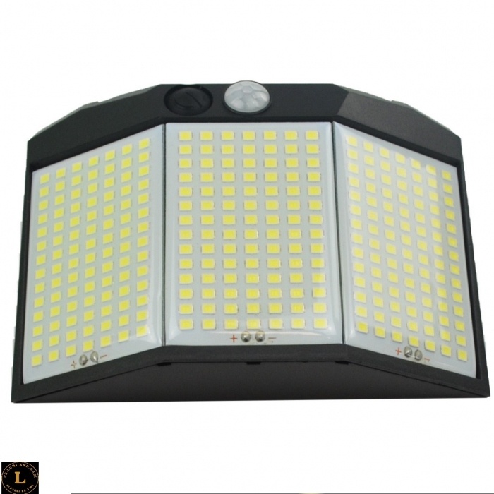 Lampa solara cu senzor de miscare, impermeabila, 432 LED, IP65, pentru ext [2]