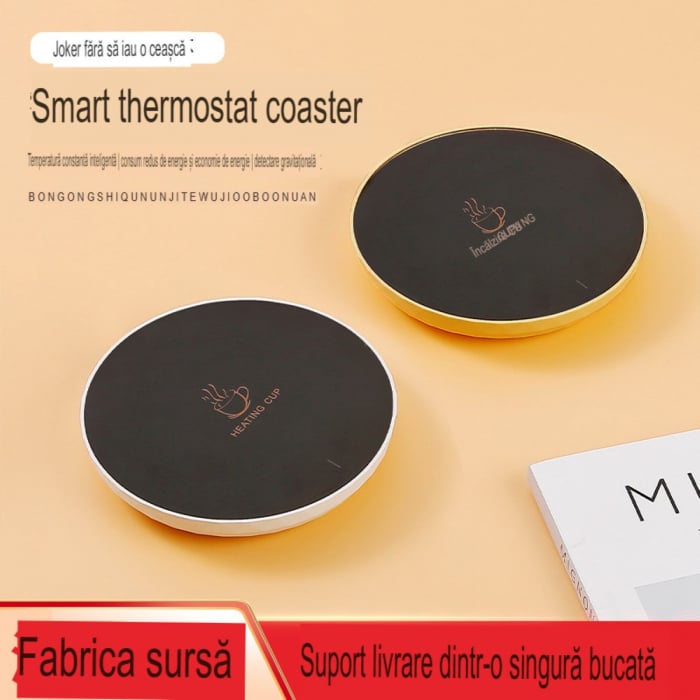 Plita inteligenta pentru mentinerea cani de ceai sau cafea calde, la o temperatura constanta preferata, 3 nivele de incalzire, 55 de grade [3]