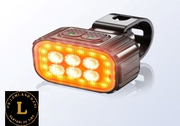 Set Lumini Bicicleta Reincarcabile USB - Fata Alba, Spate Rosie/Galbena - Vizibilitate Maxima si Siguranta [2]