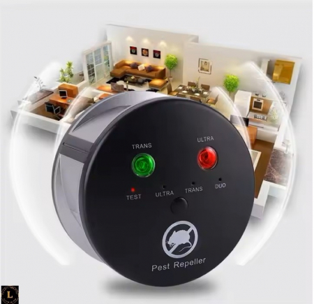 Aparat cu ultrasunete pentru respingerea daunatorilor, anti rozatoare, anti insecte, raza actiune 360°, 25-60 KH [2]