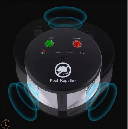 Aparat cu ultrasunete pentru respingerea daunatorilor, anti rozatoare, anti insecte, raza actiune 360°, 25-60 KH [5]