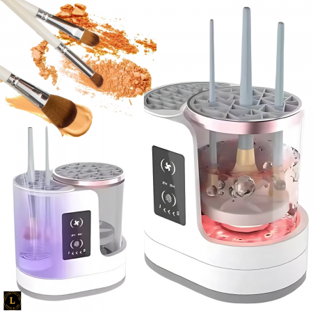 Produse - aparat-electric-3-in-1-pentru-curatarea-si-uscarea-pensulelor-de-machiaj-igienizare-rapida-uscare-automata-compatibil-cu-toate-tipurile-de-pensule-motor-850-rpm-functie-reversibila-alb