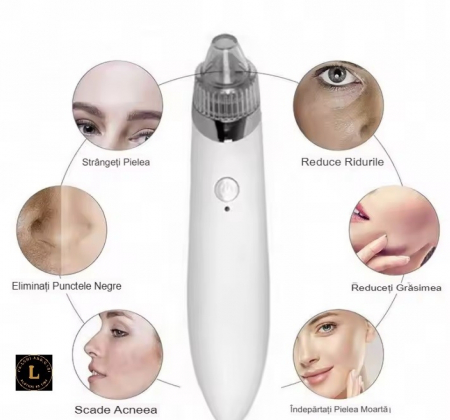 Produse - Aparat Electric pentru Indepartarea Punctelor Negre, Anti-Acnee, Curatator Reincarcabil pentru Ten, usor de utilizat