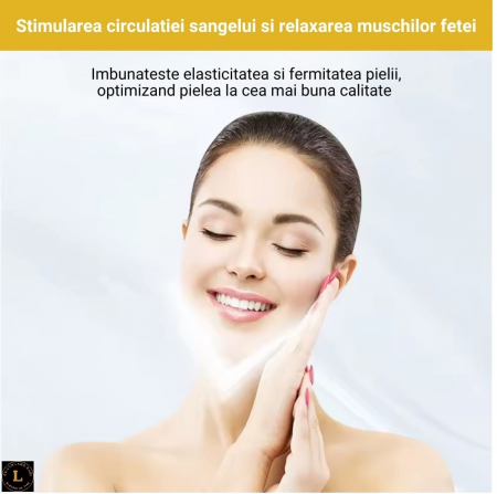 Aparat Masaj Facial 7 in 1: Curatare, Lifting, Anti-Acnee, Albire, Ingrijire Ochi - Tehnologie EMS, RF, LED [12]