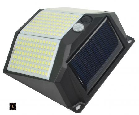 Lampa solara cu senzor de miscare, impermeabila, 432 LED, IP65, pentru ext [2]