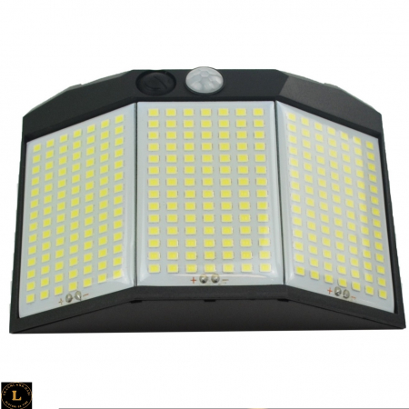 Lampa solara cu senzor de miscare, impermeabila, 432 LED, IP65, pentru ext [1]