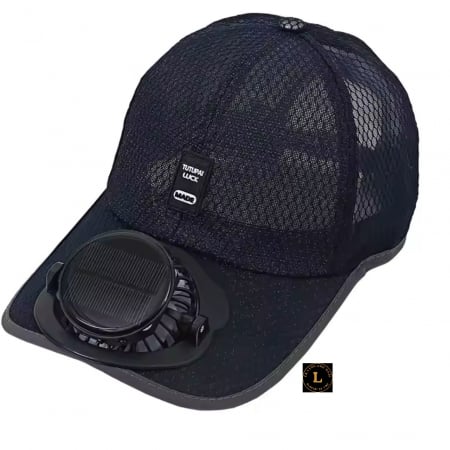 Produse - Sapca cu Cozoroc si Ventilator cu Panou Solar, nu Necesita Baterii, Ideal pentru Zilele Toride de Vara. Cu Aceasta Sapca Uiti de Disconfortul Creat de Temperaturile Mari cu Care ne Confruntam in Fiecare An