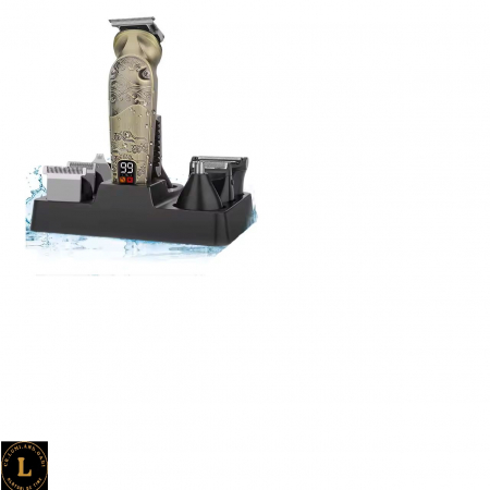 Set profesional masina de tuns, conturat, ras, filat, 8 in 1, rezistent la apa, ideal pentru tuns, filat, ras si conturat [1]