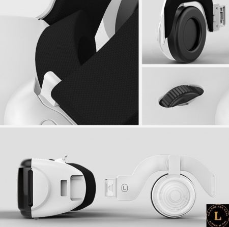 Super Ochelari 3D Filme HD VR Realitate augmentata, Telefon 4, 7-6, 7 inc, Ochelari 3D inteligenti Realitate virtuala Ochelari VR all-in-one [2]