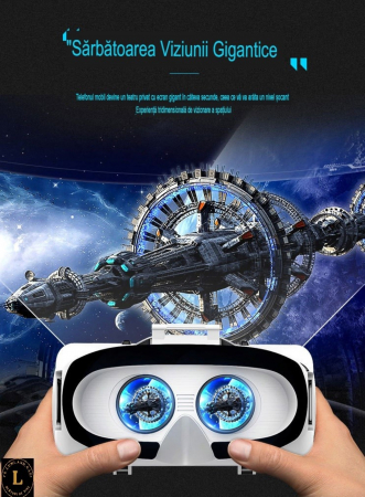 Super Ochelari 3D Filme HD VR Realitate augmentata, Telefon 4, 7-6, 7 inc, Ochelari 3D inteligenti Realitate virtuala Ochelari VR all-in-one [5]